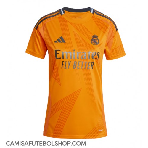 Camisa de time de futebol Real Madrid Replicas 2º Equipamento Feminina 2024-25 Manga Curta